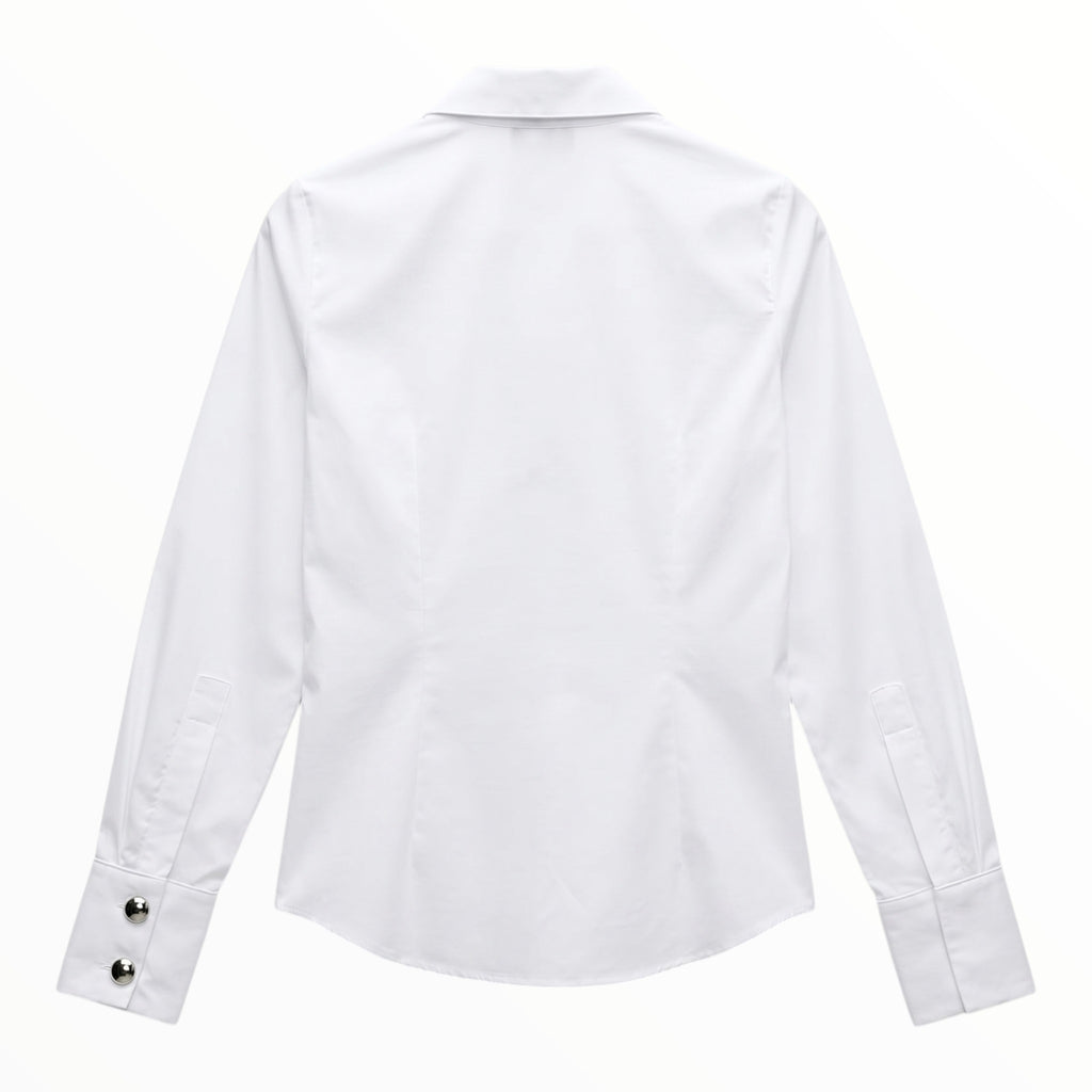 Camisa Blanca con Hebilla