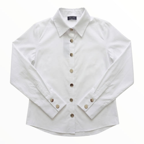 Camisa Blanca con Hebilla