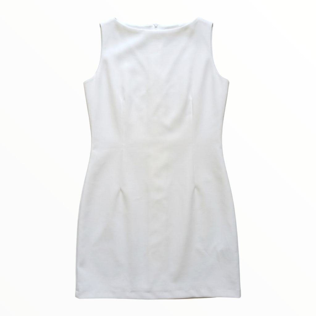 Vestido Sisado Escote Barco