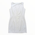 Vestido Sisado Escote Barco