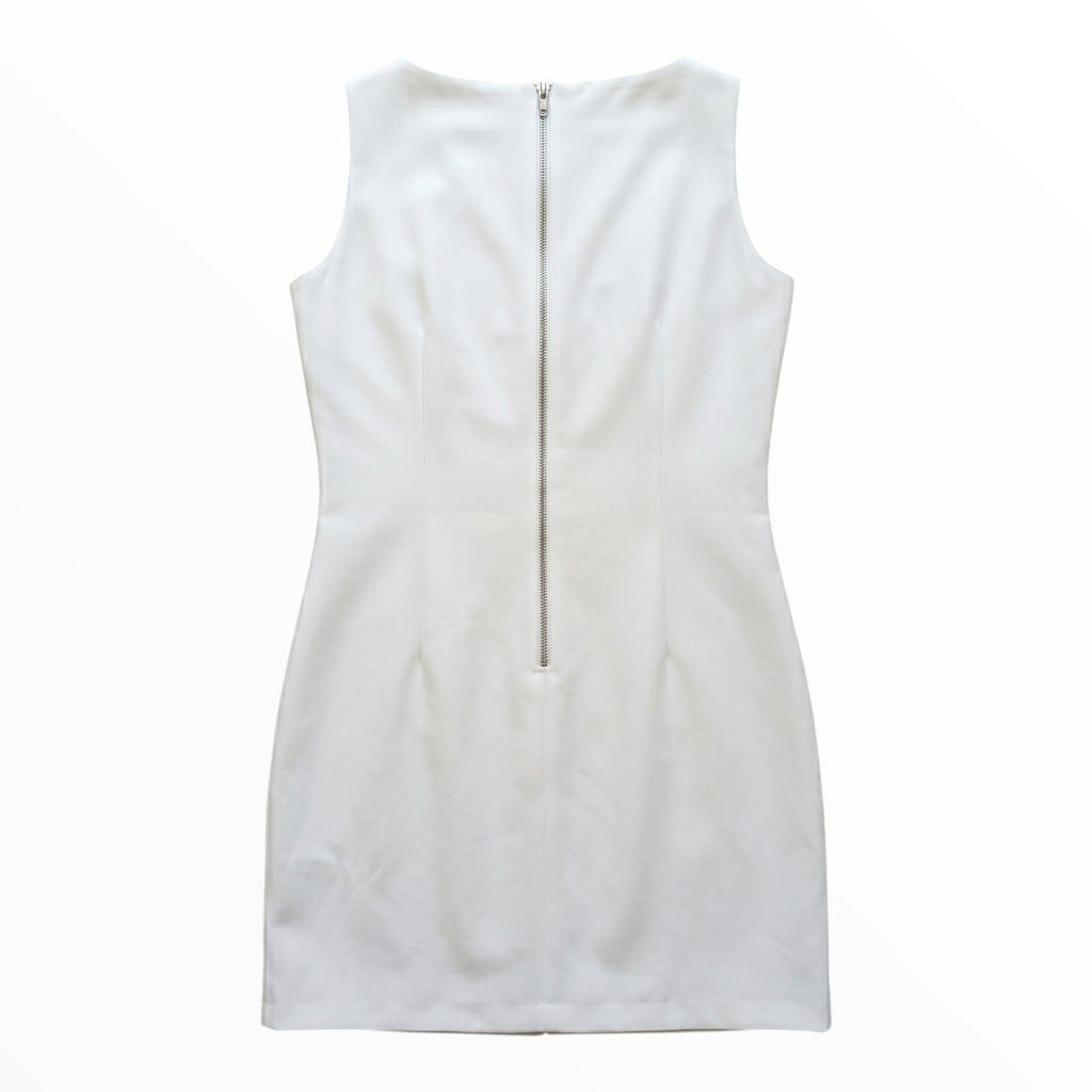 Vestido Sisado Escote Barco