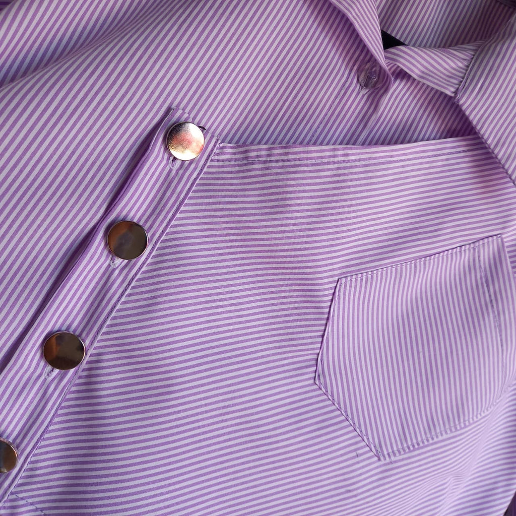 Camisa Corta Lila