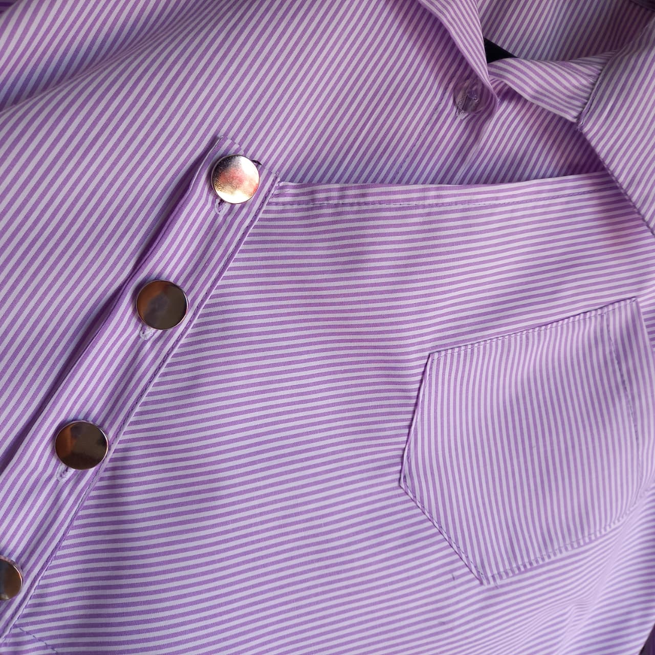 Camisa Corta Lila
